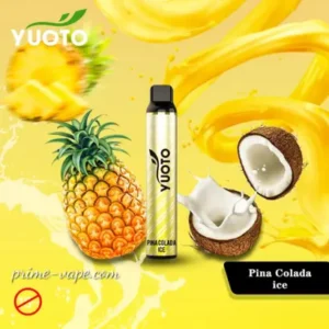 Yuoto Luscious All Flavors disposable kit 3000 puffs pina colada ice