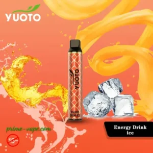 Yuoto Luscious Energy drink ice Disposable 3000 Puffs- Vape Kit
