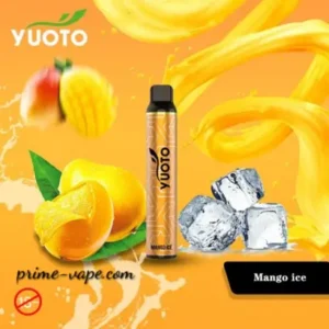 Yuoto 3000 Puffs Disposable Vape Kit Pod Mango ice | Buy Dubai