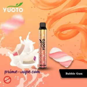 Yuoto Disposable Vape 3000 Puffs Luscious Bubble Gum- Pen Kit