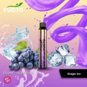 Yuoto Luscious Grape ice Disposable 3000 Puffs- Vape Dubai
