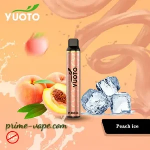 Peach ice 3000 Puffs Yuoto Luscious Disposable Vape- Best quality