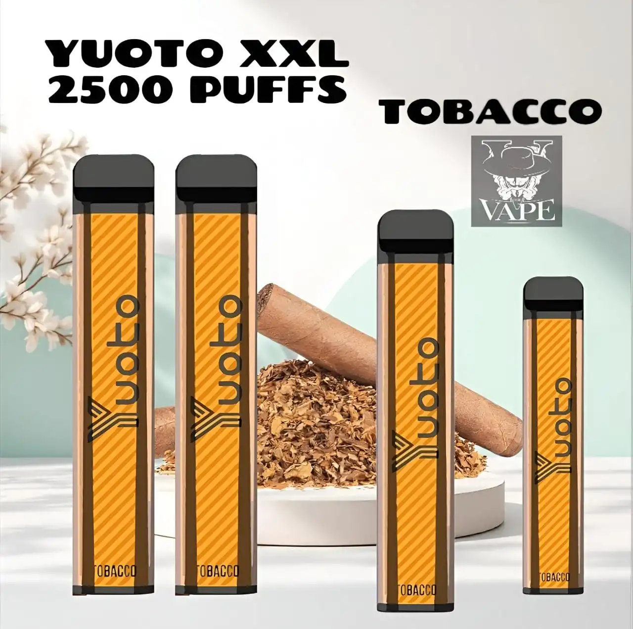 Yuoto XXL 2500 Puffs Tobacco Flavor Disposaable Vape in Dubai