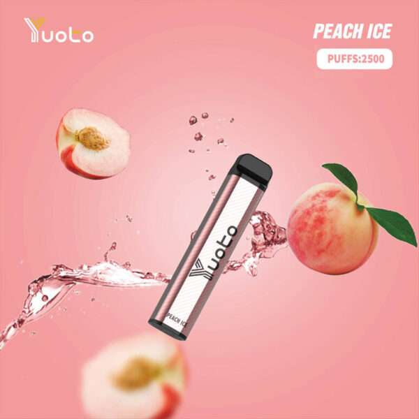 Peach ice Yuoto XXL Disposable Vape 2500 Puffs- Best Quality Vape