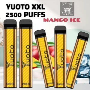 Yuoto XXL Mango Ice 2500 Puffs Disposable Vape in Dubai UAE