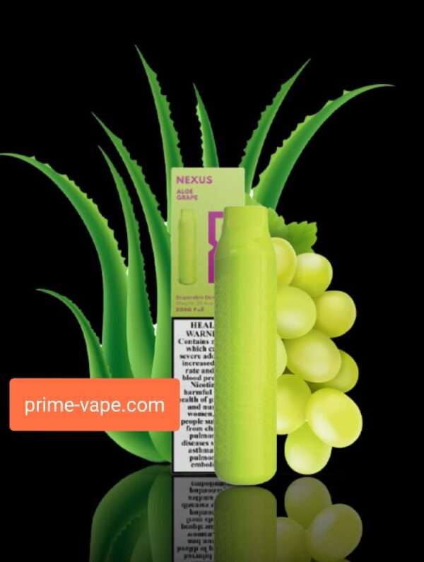 2000 Puffs POD SALT NEXUS Aloe Grape Disposable Vape | Buy Online