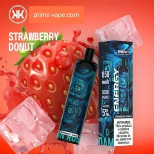 Disposable Pod ENERGY 5000 Puffs Strawberry Donut
