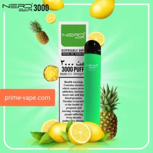 NERD BAR Best Quality Disposable Vape 3000 Puffs Malibu Zest