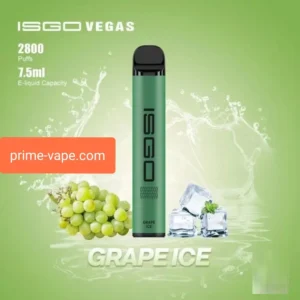 Best Disposable Kit ISGO VEGAS 2800 Puffs Grape ice | Buy Online- Dubai
