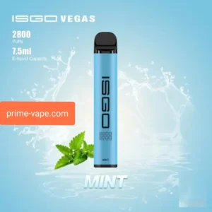 Disposable Pod ISGO VEGAS 2800 Puffs Mint - Near Me Shop- Buy Dubai