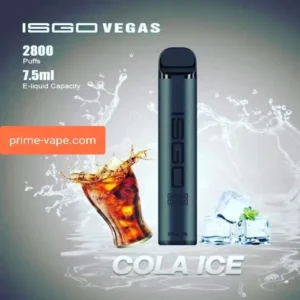 Best Disposable Vape 2800 Puffs Cola ice ISGO VEGAS | Dubai UAE- Buy