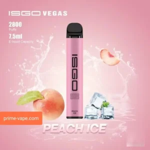 ISGO VEGAS Disposable Vape 2800 Puffs Peach ice | All Flavor- Dubai