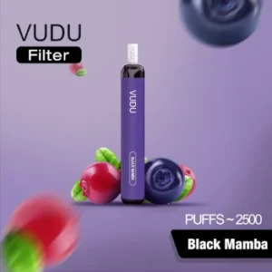 2500 Puffs VUDU FILTER Disposable Pod Black Mamba- Vape Kit
