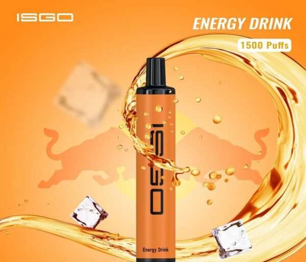 ISGO Paris Disposable Vape 1500 Puffs (Energy Drink)