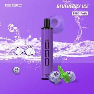 ISGO Paris Disposable Vape 1500 Puffs (Blueberry ice)