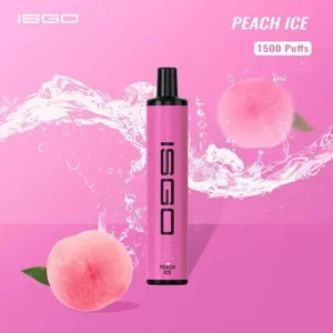 ISGO Paris Disposable Vape 1500 Puffs (Peach ice)