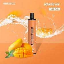 ISGO Paris Disposable Vape 1500 Puffs (Mango ice)
