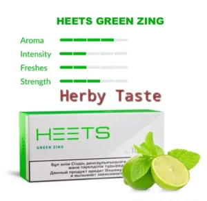 Heets Green Zing Kazakhstan- Herby Taste | Prime Vape UAE