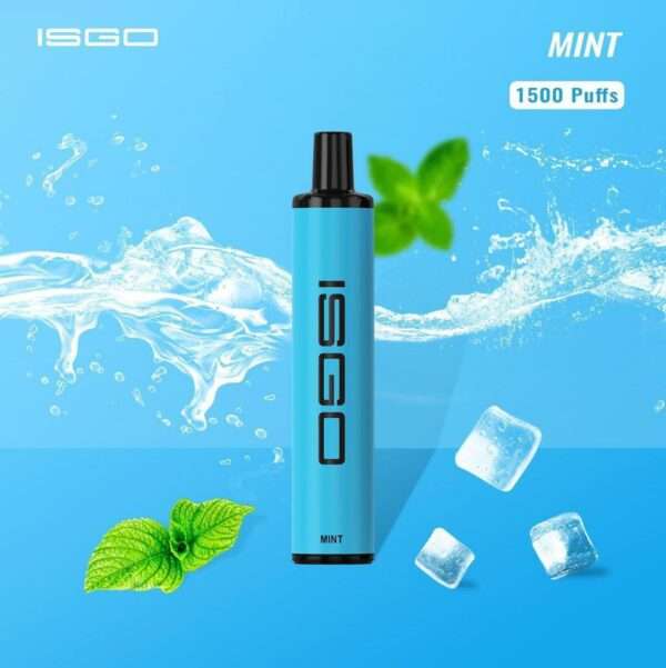 ISGO Paris Disposable Vape 1500 Puffs (Mint)