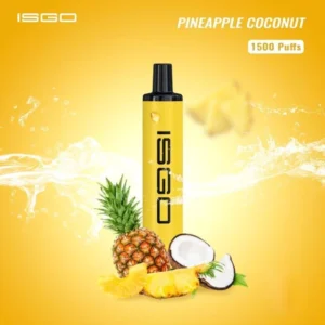 ISGO Paris Disposable Vape 1500 Puffs (Pineapple coconut)