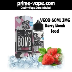 VGOD juice berry bomb iced 60ml 3mg- E-liquid | Prime Vape UAE