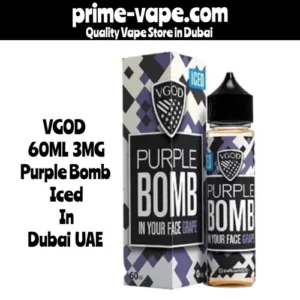 VGOD Juice Purple Bomb iced 60ml 3mg- Best E-liquid Dubai