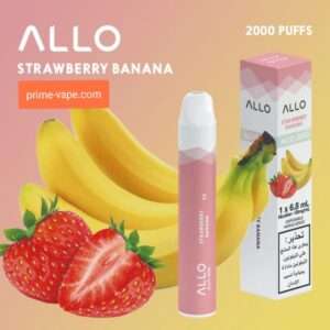 Buy Best Quality Disposable Vape ALLO Strawberry Banana | Online Shop