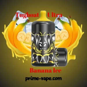 Tugboat Ultra Banana Ice 6000 Puffs Disposable Pod- Best Flavor