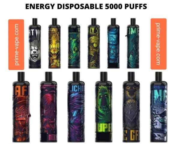 ENERGY All Flavors 5000 Puffs Disposable Vape | Dubai Sharjah UAE