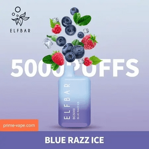 ELF BAR Blue Razz Ice 5000 Puffs Disposable Vape kit Dubai UAE