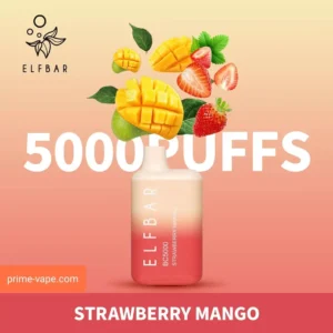 ELFBAR 5000 Puffs Kit Strawberry Mango Disposable Vape Pod