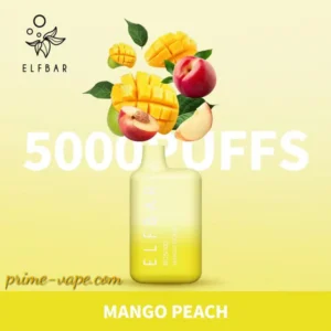 Best Disposable In Dubai UAE ELF BAR Pod Kit Mango Peach 5000 Puffs