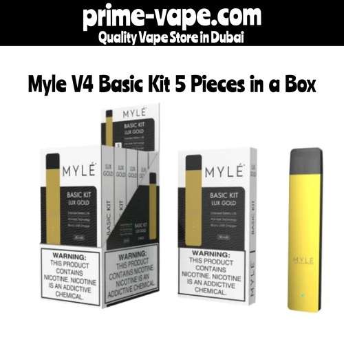 Myle V4 Lux Gold Basic Kit in UAE | Quality vape store in Dubai