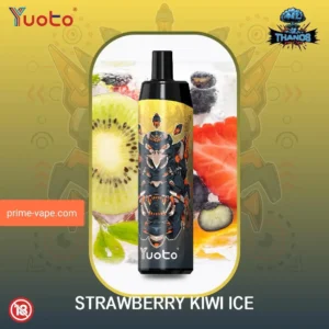 YUOTO 5000 Puffs Strawberry Kiwi Ice Vape Kit | Dubai Sharjah UAE- Buy
