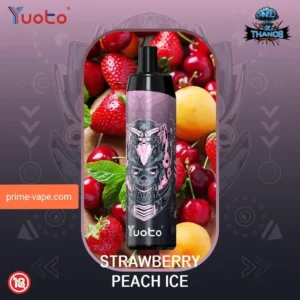 Strawberry Peach Ice 5000 Puffs YUOTO THANOS Disposable Vape- Buy