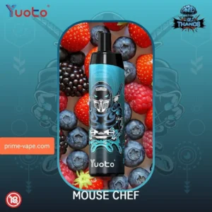 Rechargeable Disposable Vape YUOTO THANOS 5000 Puffs Mouse Chef