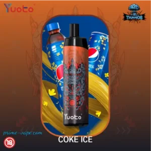Best Disposable 5000 Puffs YUOTO THANOS Vape Device Coke Ice- UAE