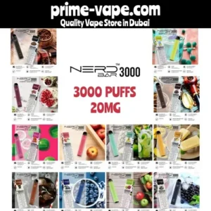 Nerd Bar 3000 Puffs Disposable Vape in Dubai | Prime Vape UAE