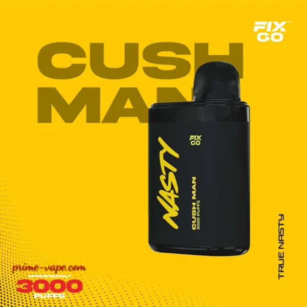 Rechargeable Nasty 3000 Puffs Pod Cush Man