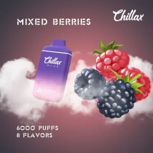 Best Disposable Pod Chillax Plus 6000 Puffs Mixed Berries