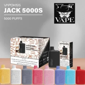 VAPOKISS Jack 5000S Disposable Pod Now in Dubai UAE- Best Kit