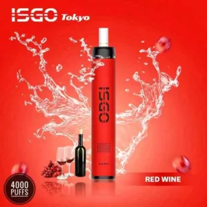 2% (20mg) Disposable Vape ISGO 4000 Puffs Red Wine