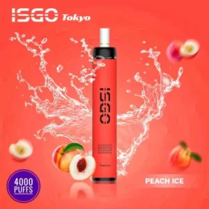 4000 Puffs Disposable Vape ISGO Tokyo Peach Ice- New Pod Kit