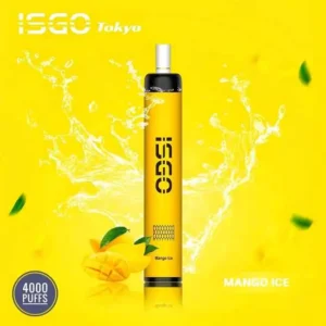 Buy in Dubai UAE ISGO Tokyo 4000 puffs vape Kit Mango ice- New