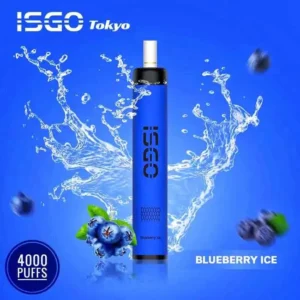 Best Quality ISGO Tokyo Filter 4000 Puffs Disposable Vape Blueberry Ice