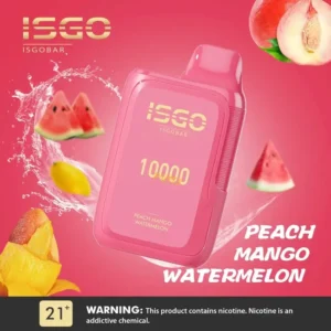 ISGO Peach Mango Watermelon 10000 Puffs Disposable Bar- Pod