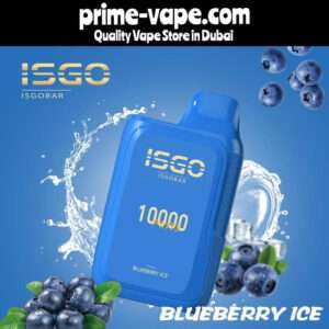 ISGO 10000 Puffs Blueberry ice disposable vape | Prime Vape UAE