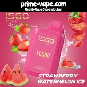 Strawberry Watermelon Ice ISGO 10000 Puffs disposable kit- Dubai
