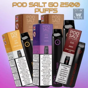 Pod Salt Go 2500 Puffs Disposable Vape in Dubai UAE - Authentic