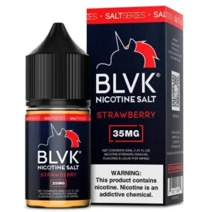 Blvk E-liquid Strawberry 30ml- Nicotine Salt 35mg and 50mg- Dubai